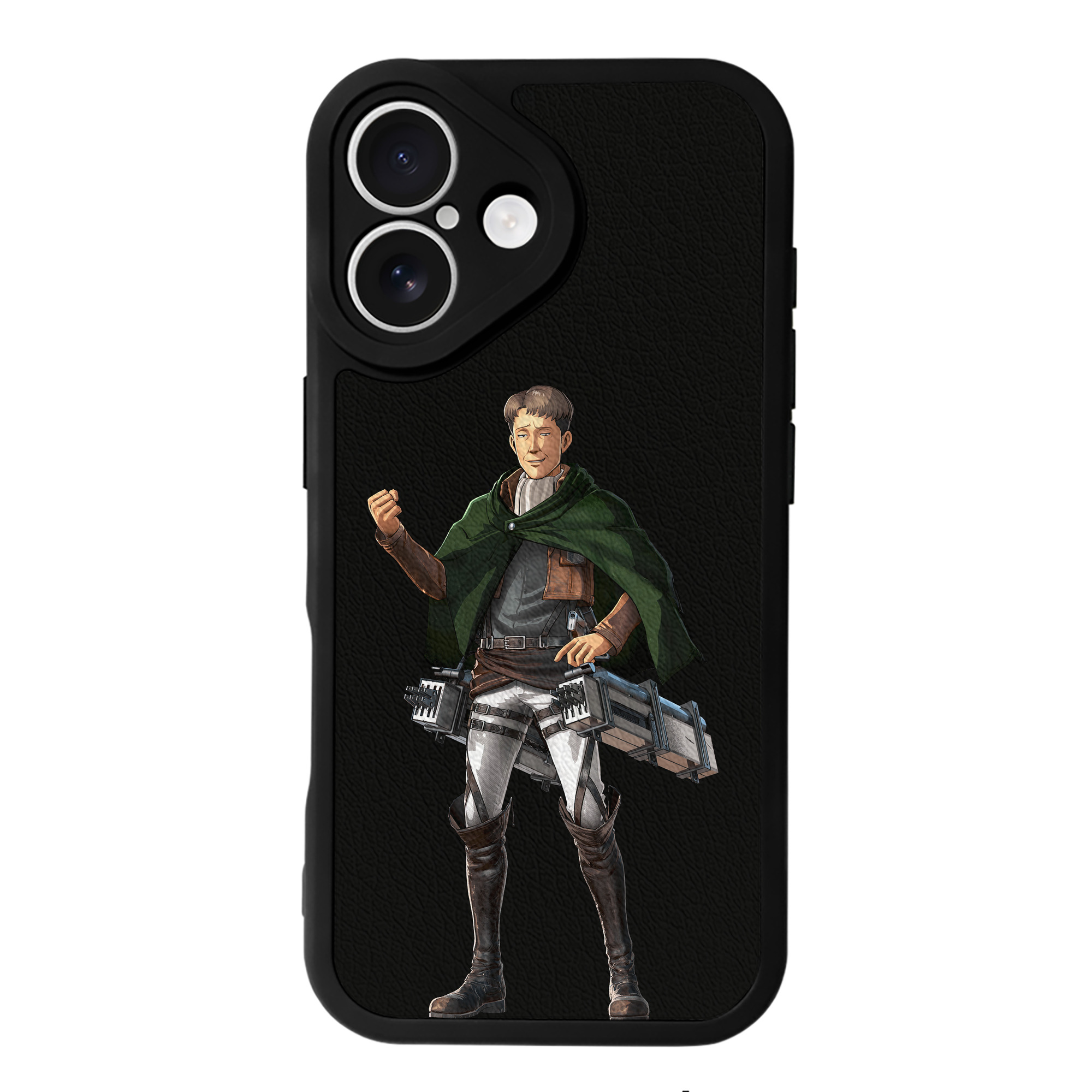 （画像用） 進撃の巨人 Attack on Titan 【iPhone 16シリーズ対応】シリコンスマホケース（レザー調） 材質：シリコン